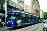 Mannheim regionallinje 4 med ledvogn 1015 ved Ludwigsstraße (2003)