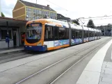 Mannheim regionallinje 5 med lavgulvsledvogn 3281 ved Hans-Thoma-Platz (2024)