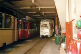 Naumburg (Saale) motorvogn 23 inde i Naumburger Straßenbahn (2001)