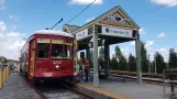 New Orleans linje 2 Riverfront med motorvogn 457 på Dumaine St. (2018)