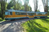 Norrköping sporvognslinje 2 med ledvogn 66 "Braunschweig" ved Fridvalla (2009)