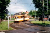 Norrköping sporvognslinje 3  tæt på Resecentrum (1995)