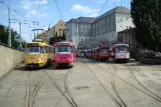 Olomouc motorvogn 148 ved Ulice Koźlužská (2008)