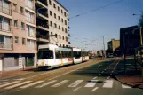 Oostende De Kusttram med ledvogn 6069 på De Snef de Naeyerlaan. Blankenberge (2007)