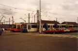 Oostende De Kusttram med ledvogn 6102, siden Station (1982)