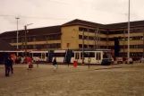 Oostende De Kusttram med ledvogn 6103 ved Station (1982)