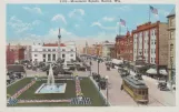 Postkort: 2192-Monument Square, Racine, Wis (1920)