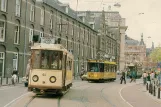 Postkort: Amsterdam motorvogn 41 tæt på Leidseplein (1981)