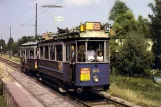 Postkort: Amsterdam museumslinje 30 med motorvogn 301 ved Kalfjeslaan (1983)