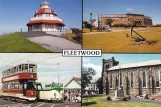 Postkort: Blackpool Heritage Trams med museumsvogn 366 ved Fleetwood Ferry (1975)