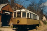 Postkort: Bolzano regionallinje 160 med motorvogn 11 ved Maria Himmelfahrt / Maria Assunta (1982)