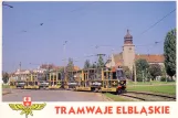 Postkort: Elbląg ekstralinje 1  ved Browarna (1990)