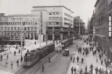 Postkort: Essen sporvognslinje 2  på Kettwiger Straße (1928-1933)