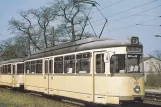 Postkort: Frankfurt am Main motorvogn 230 ved Verkehrsmuseum (1987)