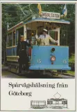 Postkort: Gøteborg 12 (Lisebergslinjen) med motorvogn 15 ved Sankt Sigfrids Plan (1985)