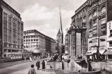 Postkort: Hamborg sporvognslinje 18  på Mönckebergstr. (1961)