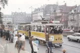 Postkort: København motorvogn 17 på Vindebrogade (1969)