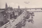 Postkort: Köln på Frankenwerft (1908)