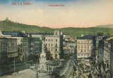 Postkort: Linz på Hauptplatz (1900)