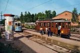 Postkort: Malmköping museumslinje med motorvogn 190 ved Malmköping (1970)