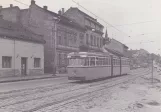 Postkort: Miskolc sporvognslinje 1V med ledvogn 137 på Györi Kapu (1979)