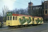 Postkort: München motorvogn 203 på Maximiliansbrücke (1949)