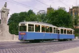 Postkort: München motorvogn 721 på Maximiliansbrücke (1995)