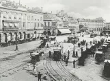 Postkort: Nice på place Masséna (1900)