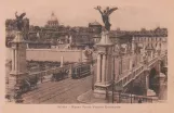 Postkort: ROMA - Nuovo Ponte Vittorio Emanuel (1905)
