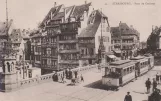 Postkort: STRASBOURG. - Pont du Corbeau (1909)