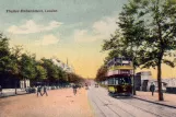 Postkort: Thames Embankment, London (1933)