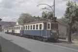 Postkort: Wien regionallinje 515 - Badner Bahn med motorvogn 23 nær Leesdorf (1980)