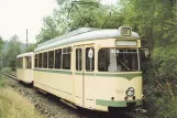 Postkort: Wuppertal BMB med motorvogn 342 på Bergischen Museumsbahnen (1995)