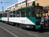 Potsdam sporvognslinje 92 med ledvogn 256 ved S Hauptbahnhof (2024)