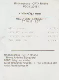 Regning til Transports en Commun Lyonnais (TCL) (2018)