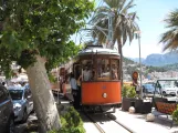 Sóller sporvognslinje med motorvogn 24 ved Port de Sóller (2013)