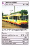 Spillekort: 6c Stadtbahnwagen
(2002)