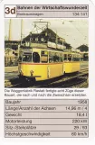 Spillekort: Karlsruhe sporvognslinje 1 med motorvogn 134 Bahnen der Wirtschaftswunderzeit Breitraunwagen 134 (2002)