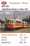 Spillekort: Prag 41 med motorvogn 351 (2014)