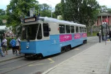 Stockholm Djurgårdslinjen 7N med motorvogn 210 ved Skansen (2012)