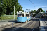 Stockholm Djurgårdslinjen 7N med motorvogn 71 ved Liljevalchs/Gröna Lund (2009)