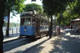 Stockholm Djurgårdslinjen 7N med motorvogn 76 ved Djurgårdsbron (2009)