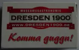 Tændstikæske: Dresden, forsiden (2019)