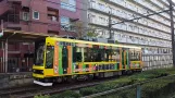 Tokyo Toei Streetcar Arakawa Line med motorvogn 8908 ved Gakushuinshita (2017)