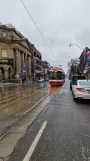 Toronto sporvognslinje 501 Queen med lavgulvsledvogn 4545 ved Queen St E at Saulter St E Side (2025)