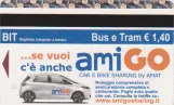 Voksenbillet til Azienda Municipalizzata Auto Trasporti Palermo (AMAT Palermo), forsiden (2022)