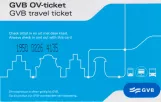 Voksenbillet til Gemeentevervoerbedrijf Amsterdam (GVB), forsiden (2020)