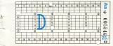 Voksenbillet til Muzeum Městské Hromadné Dopravy v Praze (MHD), forsiden (2001)