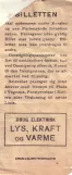 Voksenbillet til Nordsjællands Elektricitets- og Sporvejs Aktieselskab (NESA), bagsiden (1938)