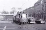 Wien ekstralinje 35 med motorvogn 4077 ved Schottentor (1968)